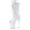 Pleaser - FLAMINGO1051 Bottes de plateforme - Chaussures de pole dance - Blanc Product image